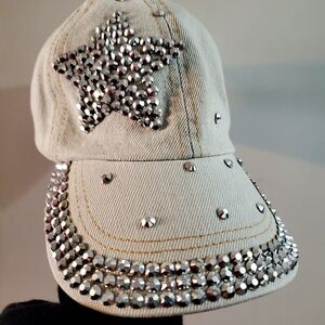 Mudd Cream Cap with Adjustable Strap